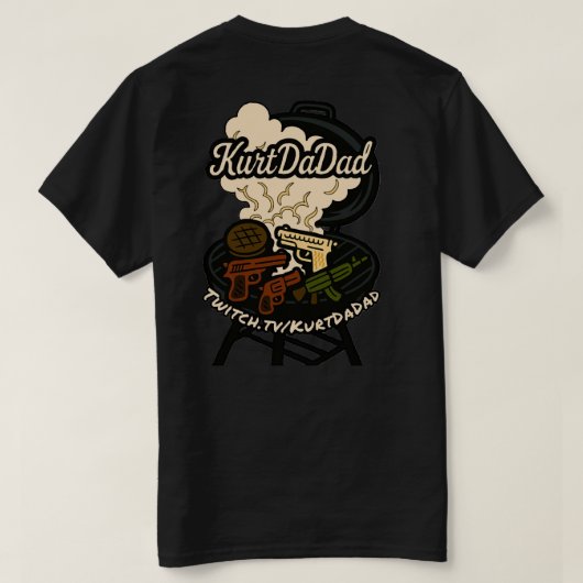 KurtDaDad公式"グリルSZN" Tシャツ (デザイン裏面)
