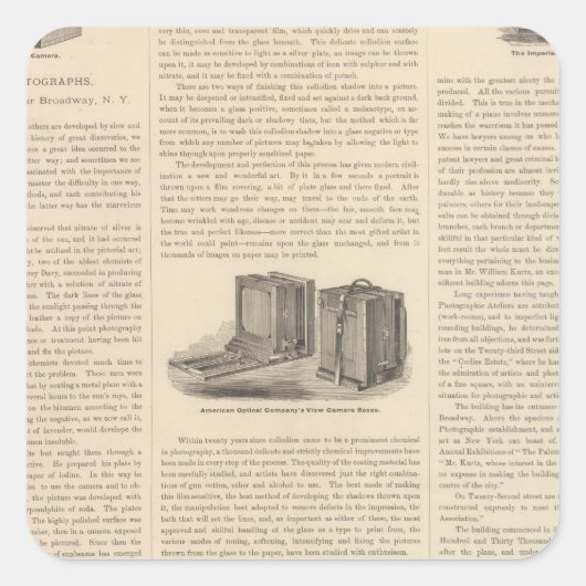 Kurtz、写真 スクエアシール (正面)