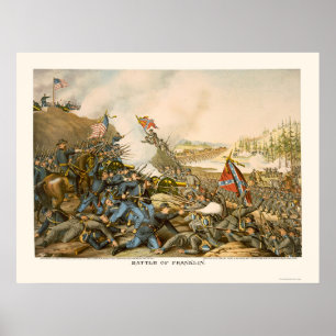 Kurz著フランクリンおよびアリソン1864年の戦い ポスター
