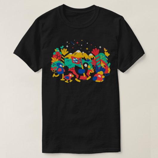 Kurzgesagt Duck and Friends Tシャツ (デザイン正面)