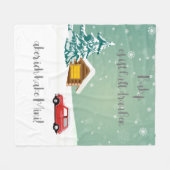 Kuscheldecke Mini Cooper Fleecedecke Decke フリースブランケット (正面(横))