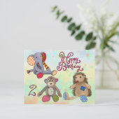 Kuscheltiere Postkarte ポストカード (スタンド正面)