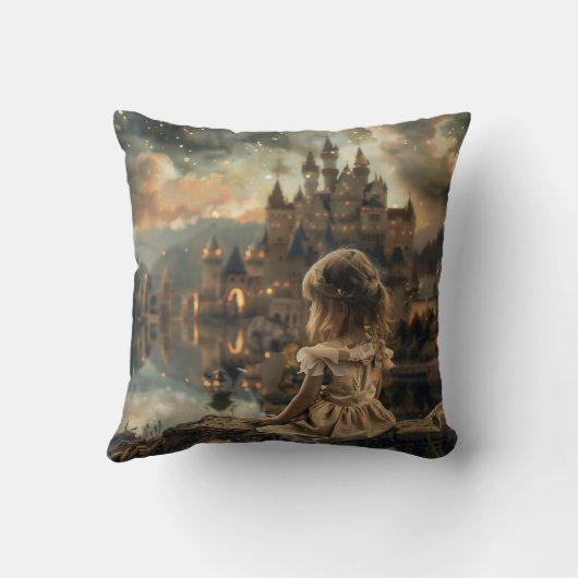 Kussen met Princess Elly in Fantasy Sfeer  クッション (裏面)
