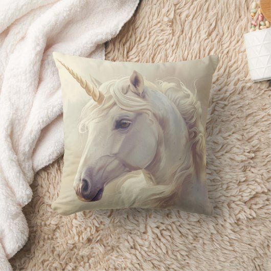 Kussen met Witte Unicorn Sparkle クッション (ブランケット)