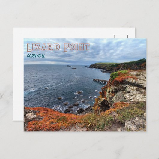 Küste am Lizard Point (Cornwall) ポストカード (正面/裏面)