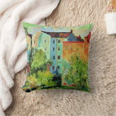 Kustodiev artwork, View from the Window クッション (ブランケット)