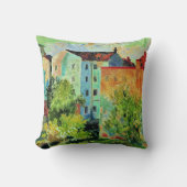 Kustodiev artwork, View from the Window クッション (正面)