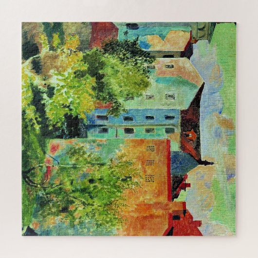 Kustodiev artwork, View from the Window ジグソーパズル (横)