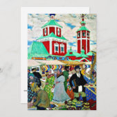 Kustodiev - At the 素晴らし Fair, 絵画art's (正面/裏面)