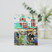 Kustodiev - At the Fair ポストカード (スタンド正面)