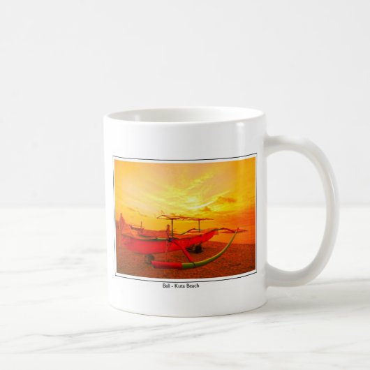 Kutaの日没 コーヒーマグカップ (右)