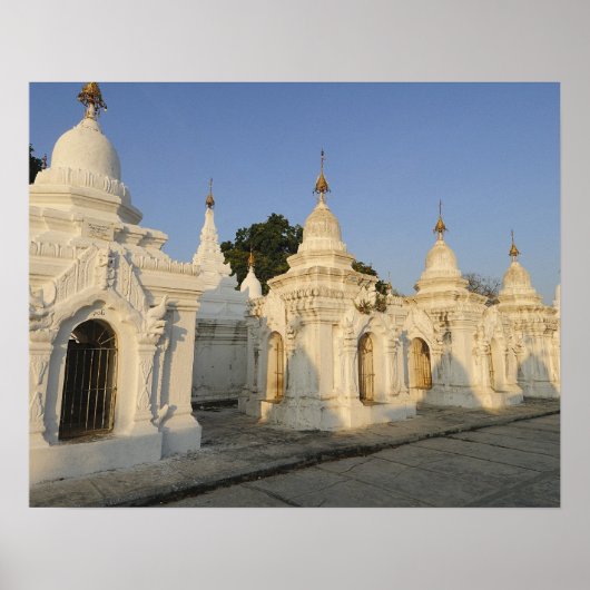 Kuthodaw Pagoda in Mandalay，通称 ポスター (正面)