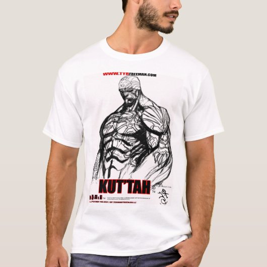 "KUT'TAH MUN" TRANSPARENT SHIRT..GALAXY REMIX Tシャツ (正面)