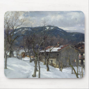 Kutterling 1899年の近くの冬の景色 マウスパッド