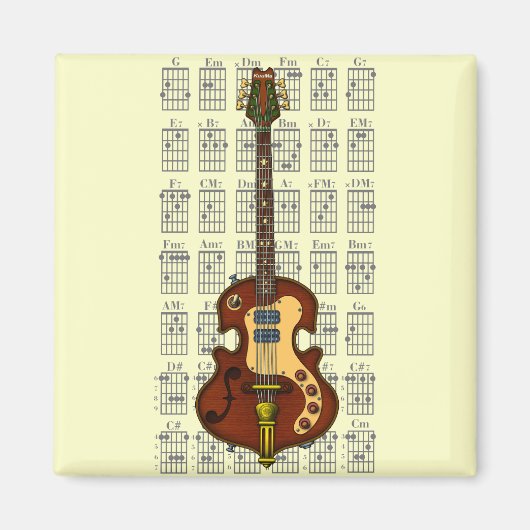 KuuMa Guitar 06 マグネット (正面)