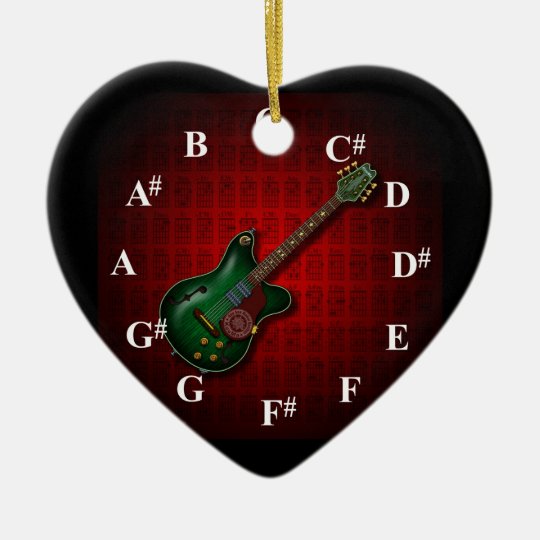 KuuMa Guitar Clock セラミックオーナメント