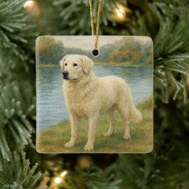 Kuvasz セラミックオーナメント