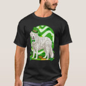 Kuvasz Dog St Patrick's Day Leprechaun Tシャツ (正面)