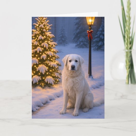 Kuvasz Holiday Card シーズンカード (正面)