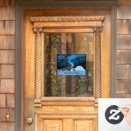 Kuvianak Innovia – ファーノースクリスマス ウィンドウサイン (ホームデコレーション)