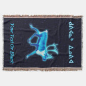 Kuvianak Innovia - Blue Caribou (Reindeer) スローブランケット (正面)