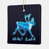Kuvianak Innovia - Blue Caribou (Reindeer) セラミックオーナメント (左)