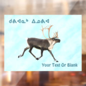 Kuvianak Innovia - Caribou （トナカイ） On Snow ウィンドウサイン (シート2)