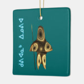 Kuvianak Innovia - Fractal Inuit Hunter セラミックオーナメント (左)