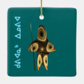 Kuvianak Innovia - Fractal Inuit Hunter セラミックオーナメント (裏面)