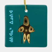 Kuvianak Innovia - Fractal Inuit Hunter セラミックオーナメント (正面)