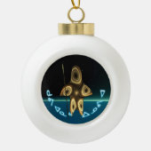 Kuvianak Innovia - Fractal Inuit Hunter セラミックボールオーナメント (正面)