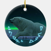 Kuvianak Innovia - Ice Edge Polar Bear セラミックオーナメント (裏面)