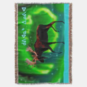 Kuvianak Innovia - Northern Lightsムース スローブランケット (正面縦)