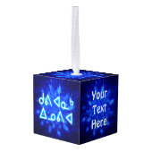 Kuvianak Innovia - Snowburst キューブオーナメント (裏面アングル)