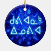 Kuvianak Innovia - Snowburst セラミックオーナメント (裏面)