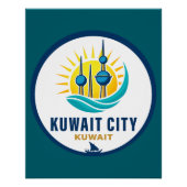 Kuwait City Kuwait Middle East ポスター (正面)