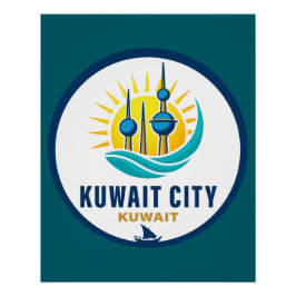 Kuwait City Kuwait Middle East ポスター