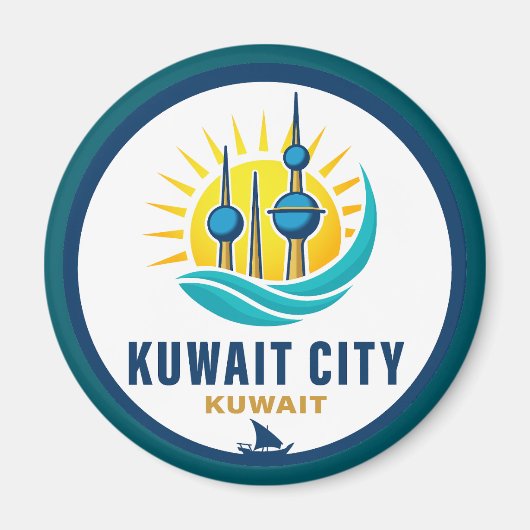 Kuwait City Kuwait Middle East マグネット (正面)