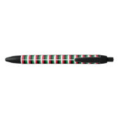 Kuwait Flag Cute Patriotic Black Ink Pen 黒ボールペン (裏面)