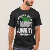Kuwaiti Kuwait Kuwaiti Flag Mothers Day Tシャツ (正面)