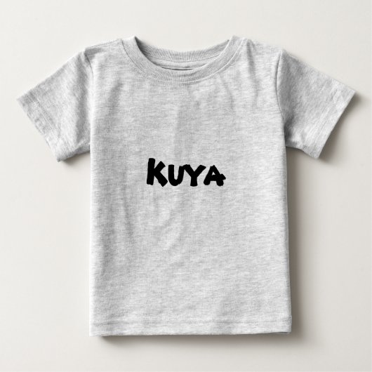 Kuyaの乳児のTシャツ ベビーTシャツ (正面)
