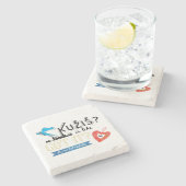 Kužiš? Zagreb Croatia  ストーンコースター (横)