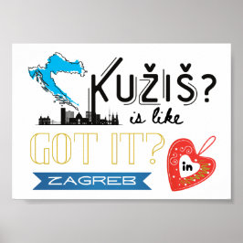 Kužiš? Zagreb Croatia  ポスター