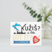 Kužiš? Zagreb Croatia ポストカード (スタンド正面)