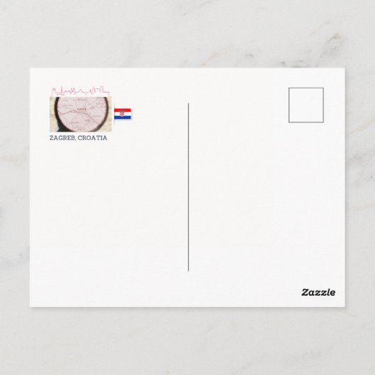 Kužiš? Zagreb Croatia ポストカード (裏面)
