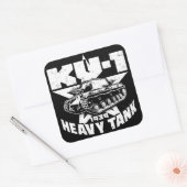 KV-1クラシック丸ステッカー スクエアシール (封筒)