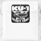 KV-1クラシック丸ステッカー スクエアシール (バッグ)