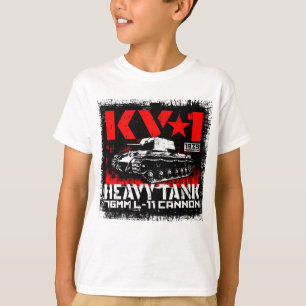 KV-1ソ連重タンク Tシャツ