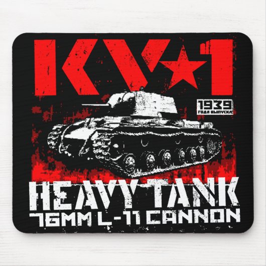 KV-1ソ連重戦車 マウスパッド (正面)