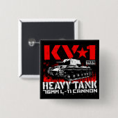 KV-1ソ連重戦車 缶バッジ (正面&裏面)